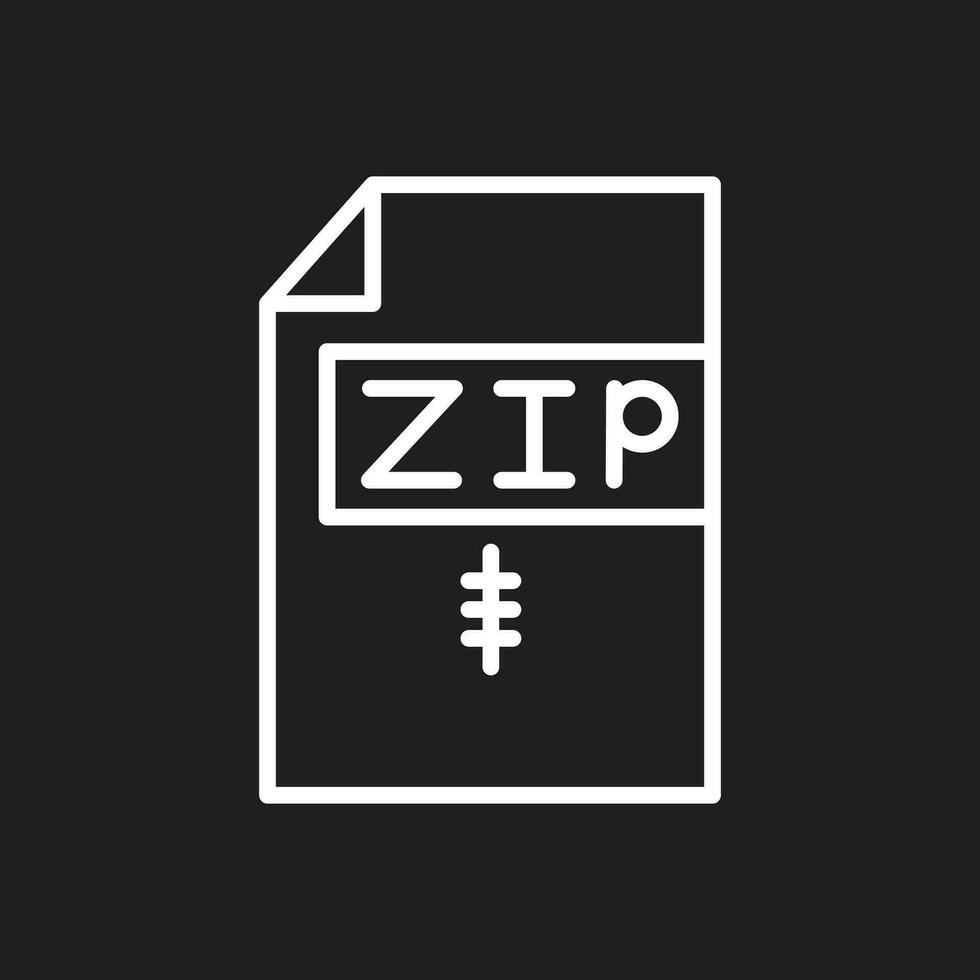 Zip  Vector Icon Design