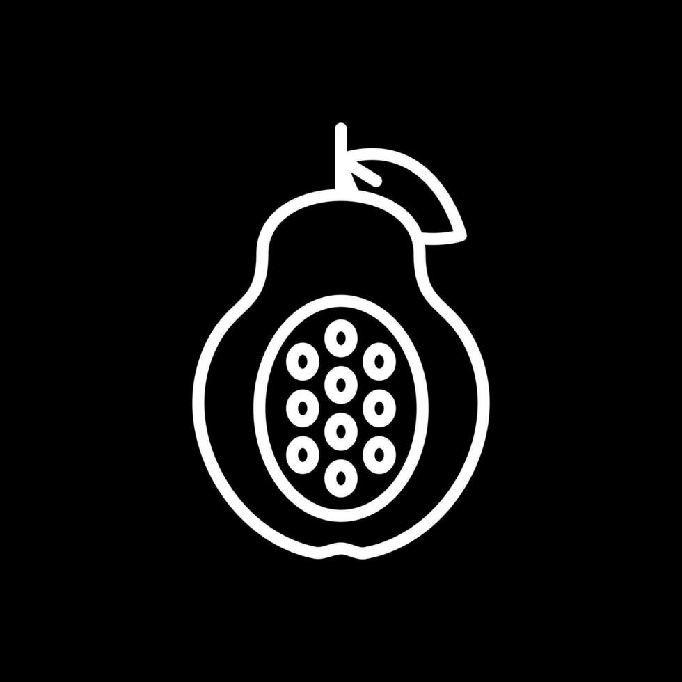 Papaya Vector Icon Design