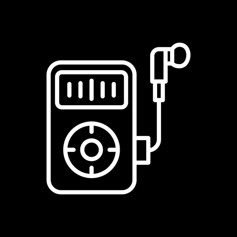 música jugador vector icono diseño