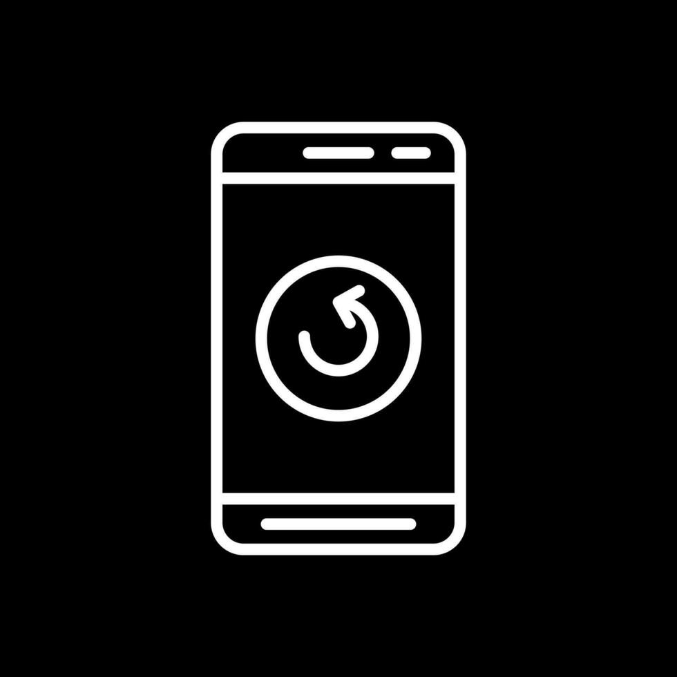 Mobile Refresh  Vector Icon Design