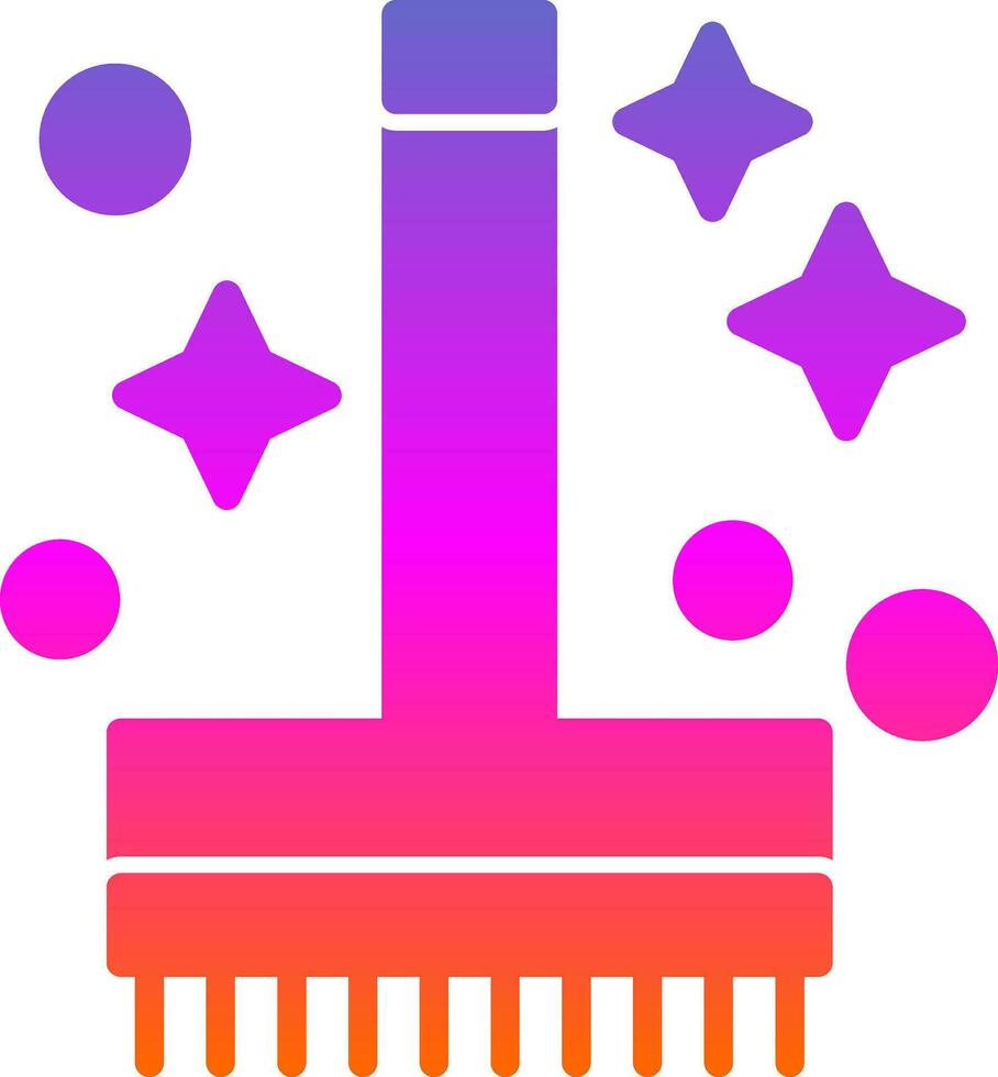 Broom Vector Icon Design