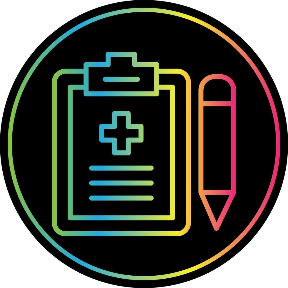 Medical Record  Vector Icon Design