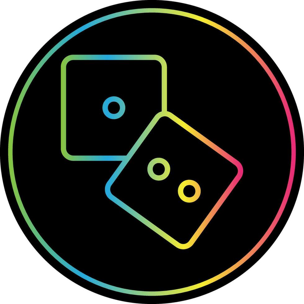 Dices  Vector Icon Design