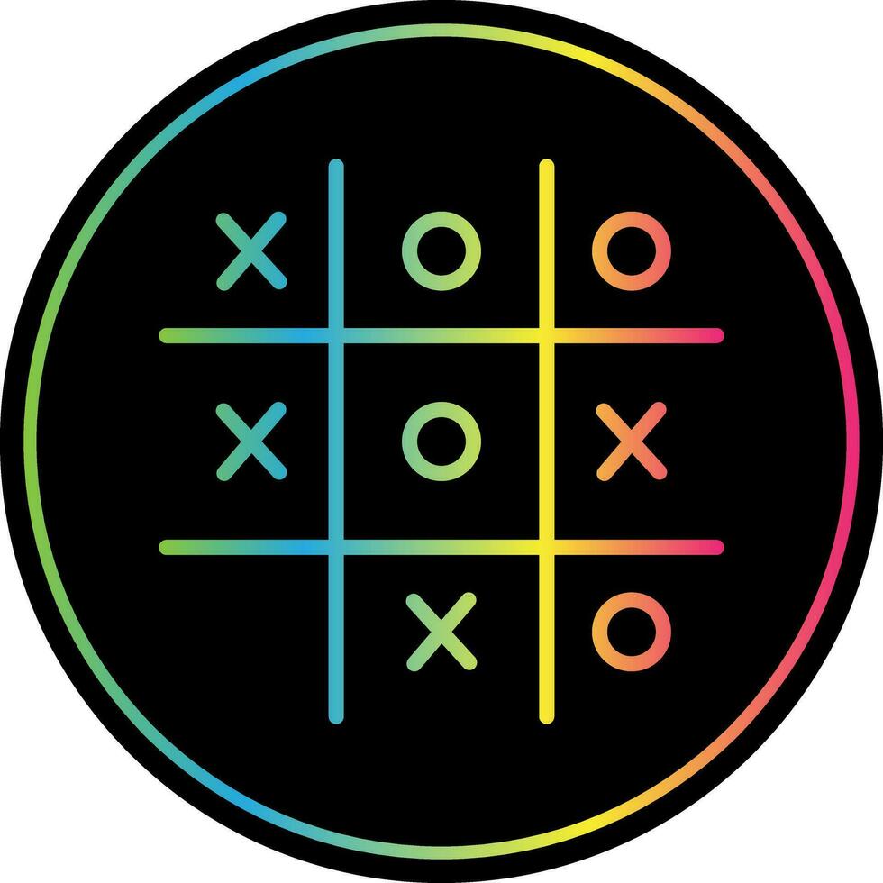 Tic Tac Toe  Vector Icon Design