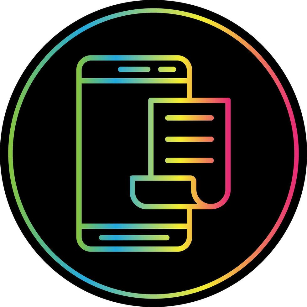 Mobile File  Vector Icon Design