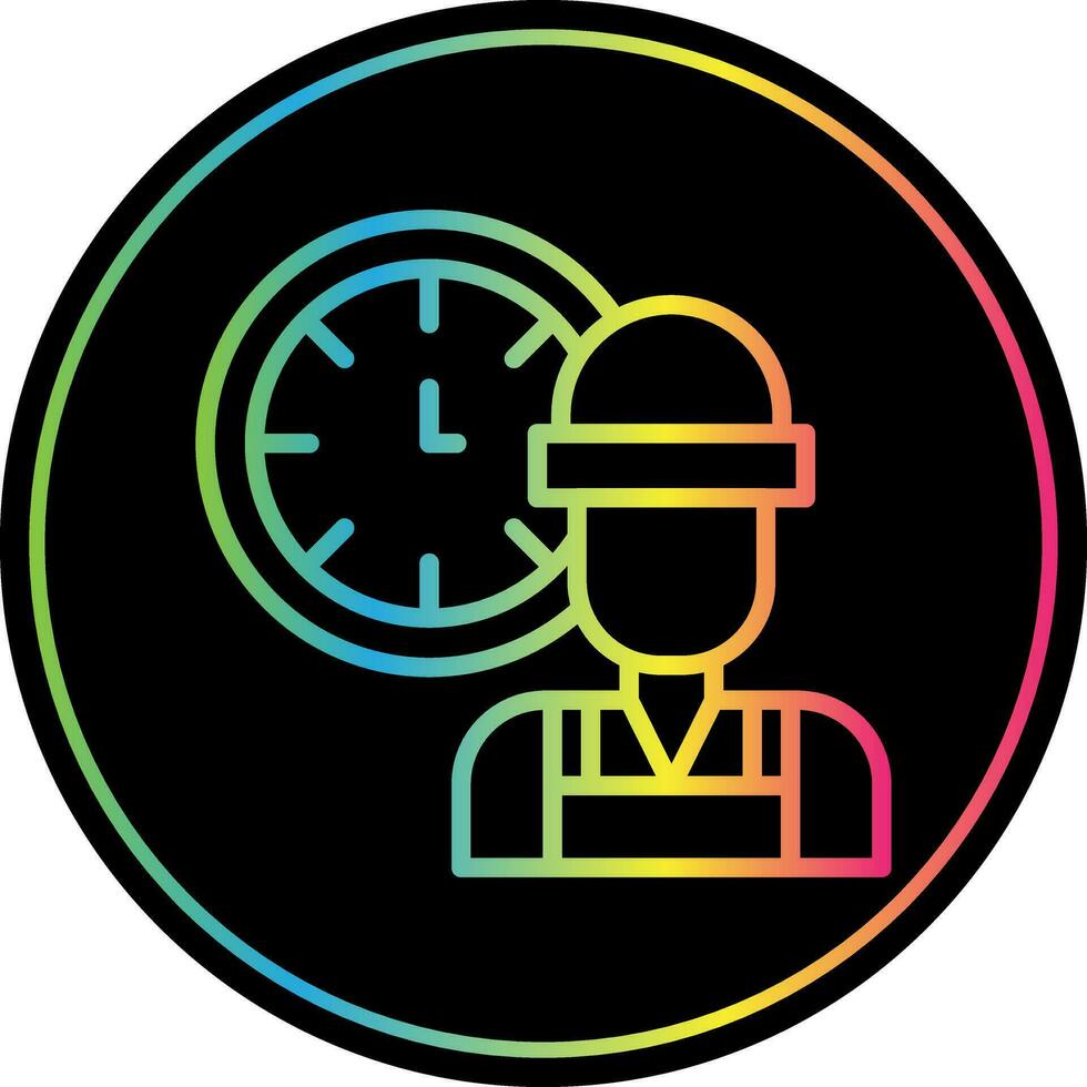 Working Hours  Vector Icon Design