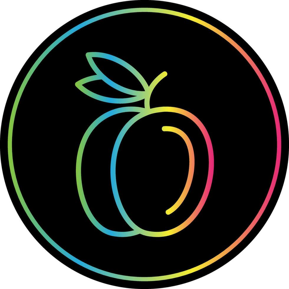 Peach Vector Icon Design