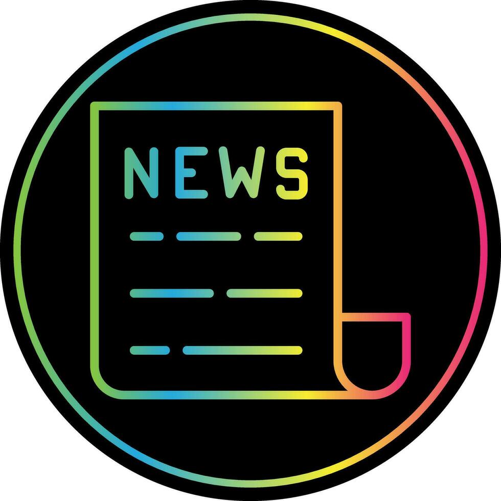 News  Vector Icon Design
