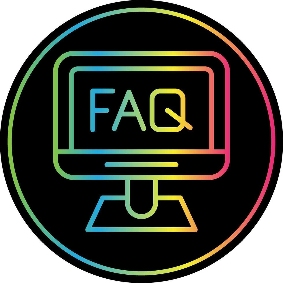 Faq  Vector Icon Design
