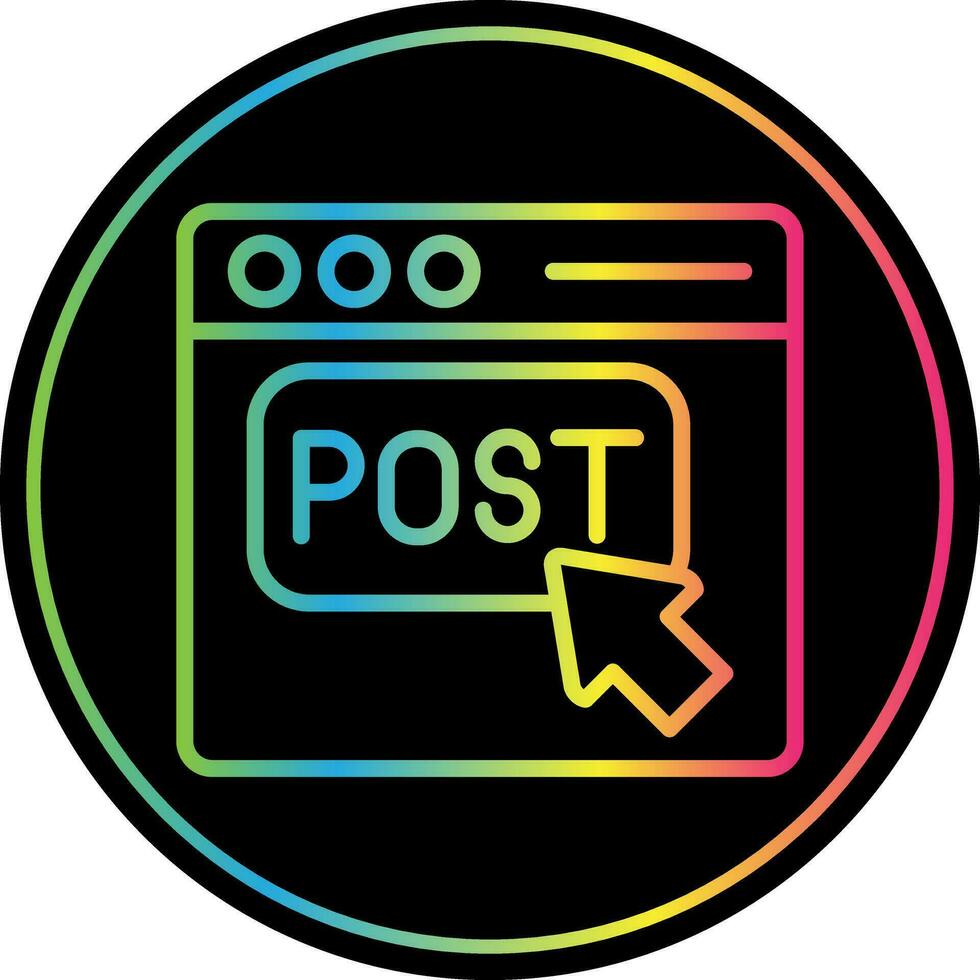 Post  Vector Icon Design