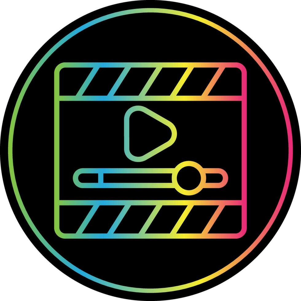 Video Player  Vector Icon Design