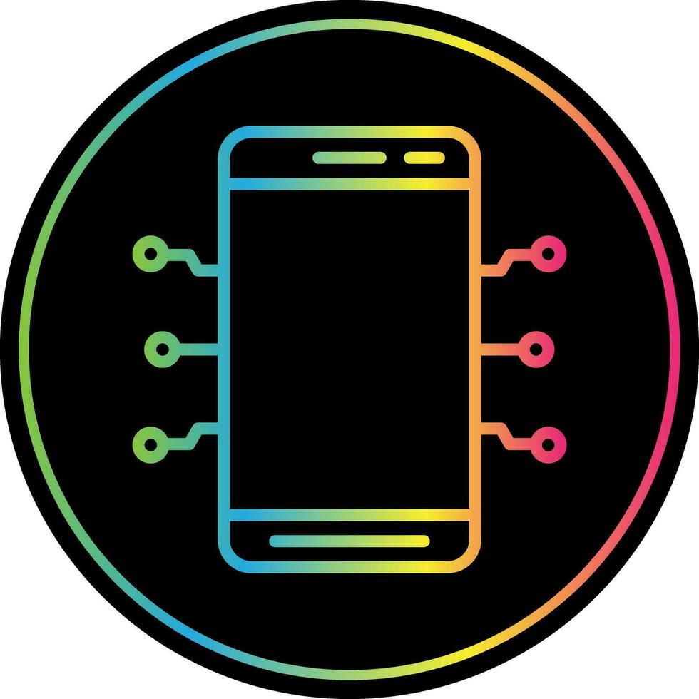 Mobile Technology  Vector Icon Design