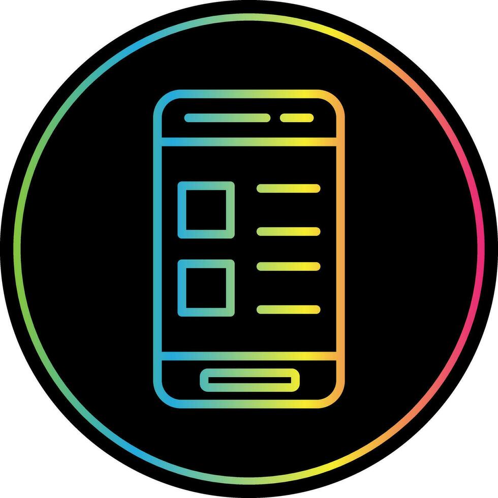 Contact List  Vector Icon Design