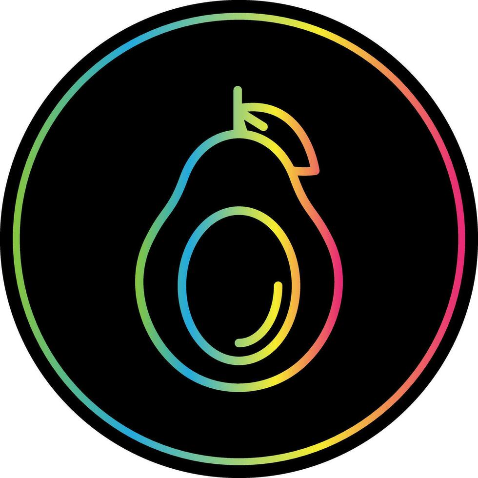 diseño de icono de vector de aguacate