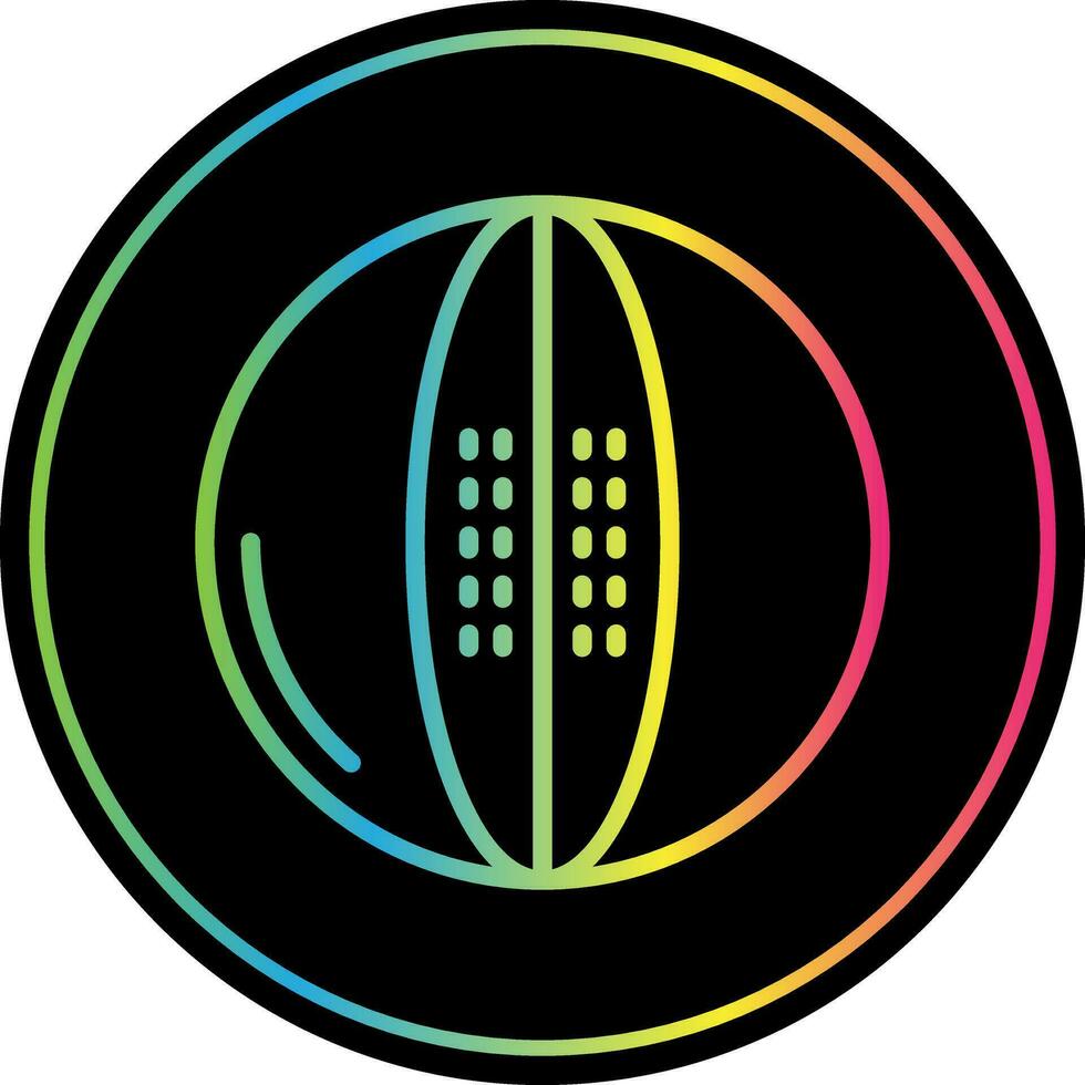 Melon Cantaloupe Vector Icon Design