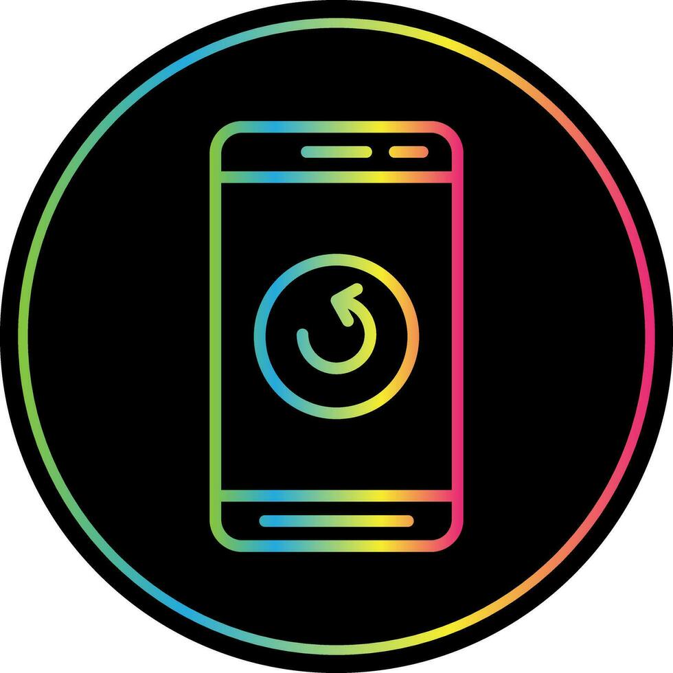Mobile Refresh  Vector Icon Design