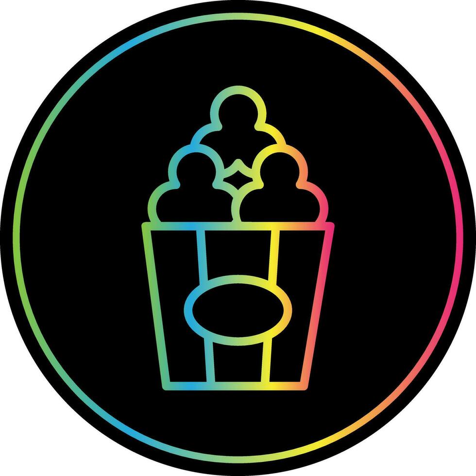 Popcorn  Vector Icon Design