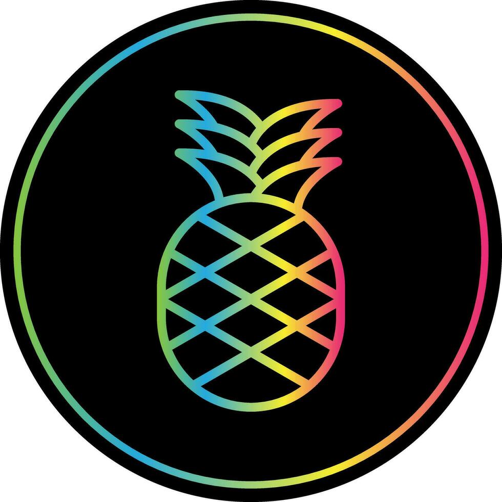 Pineapple Vector Icon Design