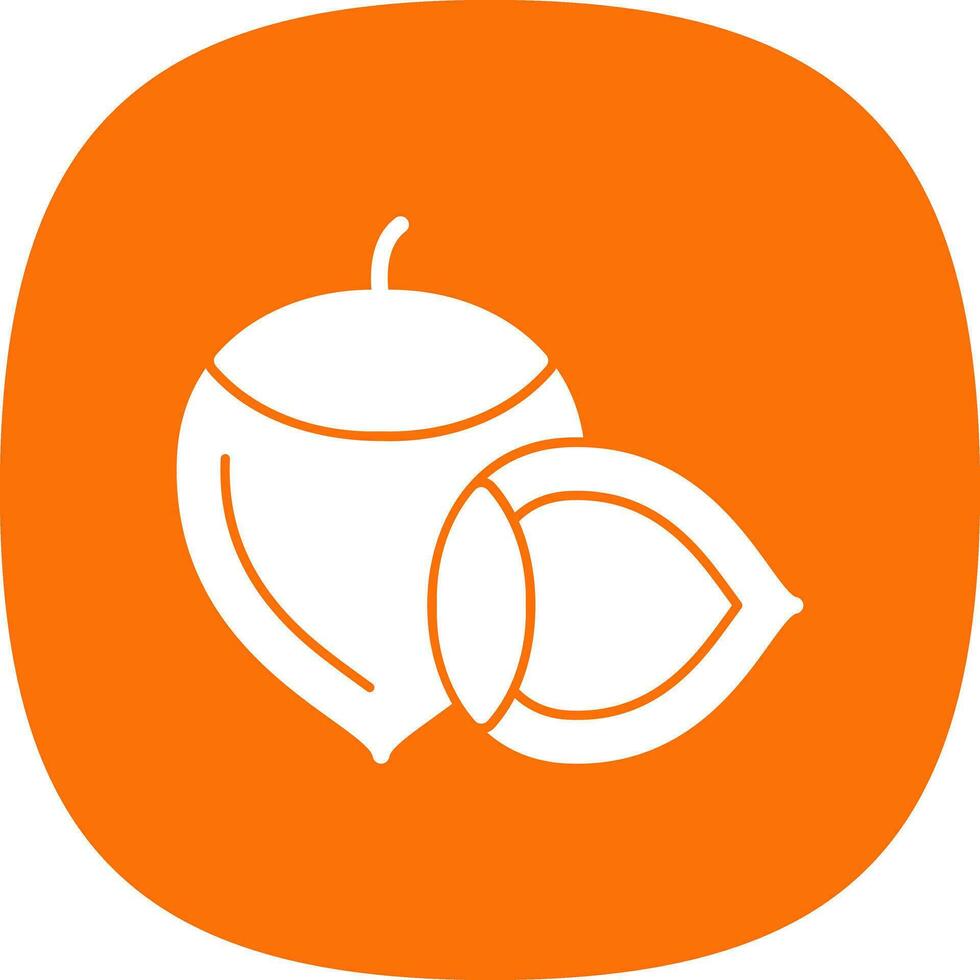 Hazelnut Vector Icon Design