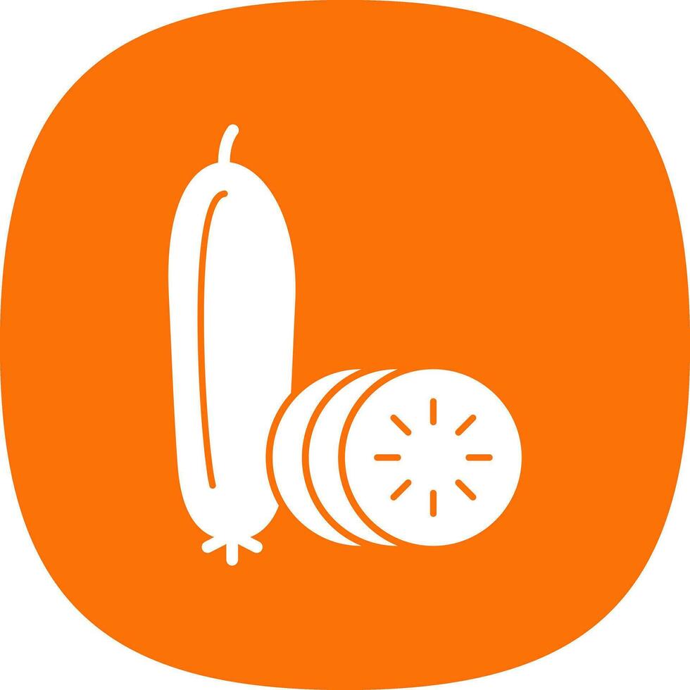 diseño de icono de vector de pepino