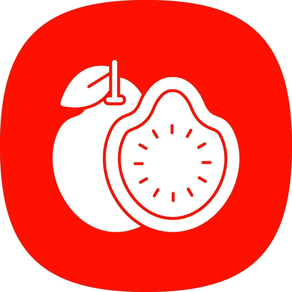 guayaba vector icono diseño