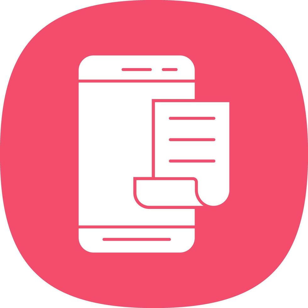 Mobile File  Vector Icon Design