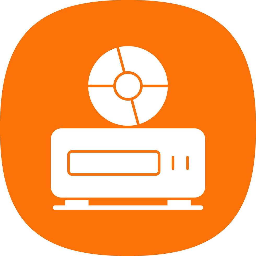 Dvd Player  Vector Icon Design