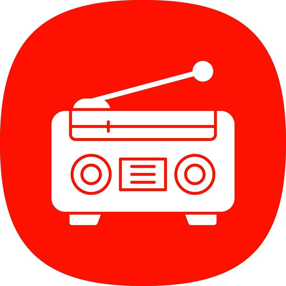 radio vector icono diseño