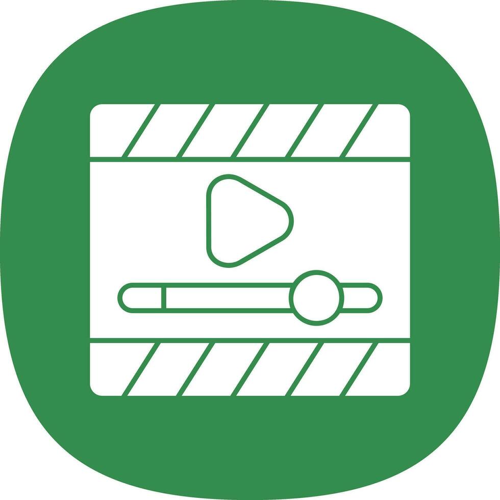 Video Player  Vector Icon Design