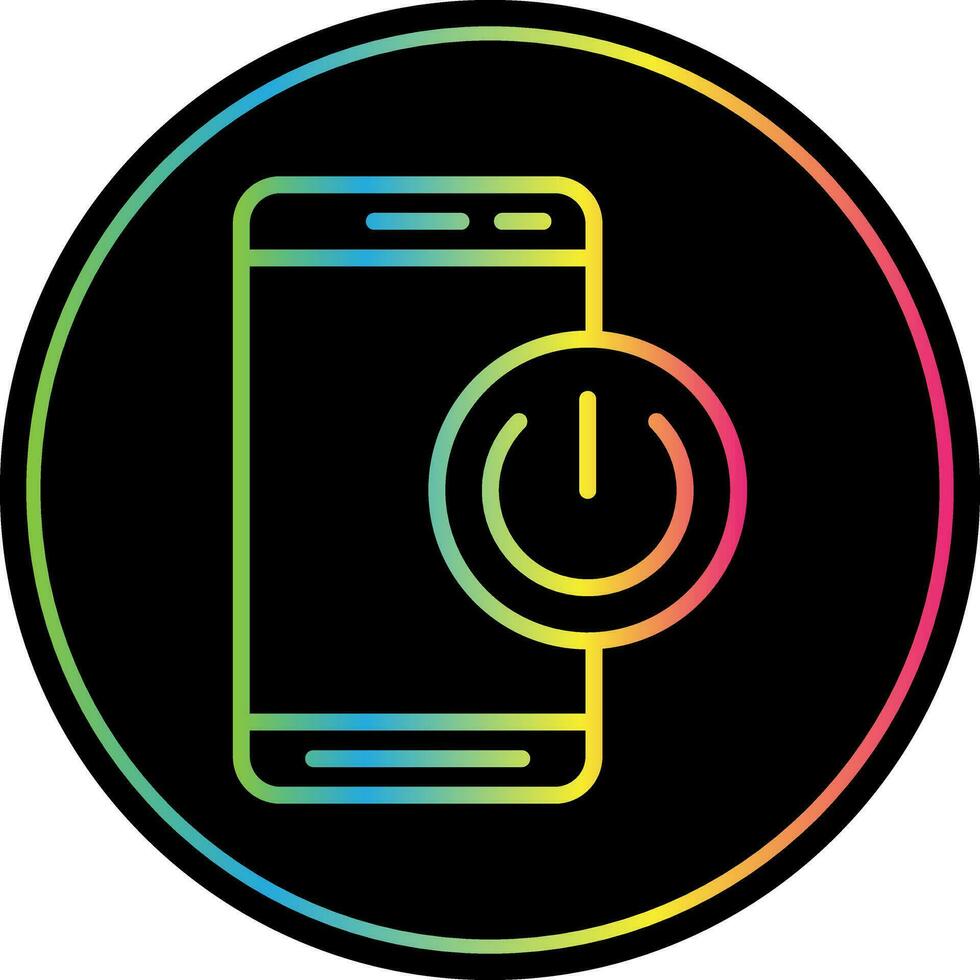 Mobile On Off  Vector Icon Design