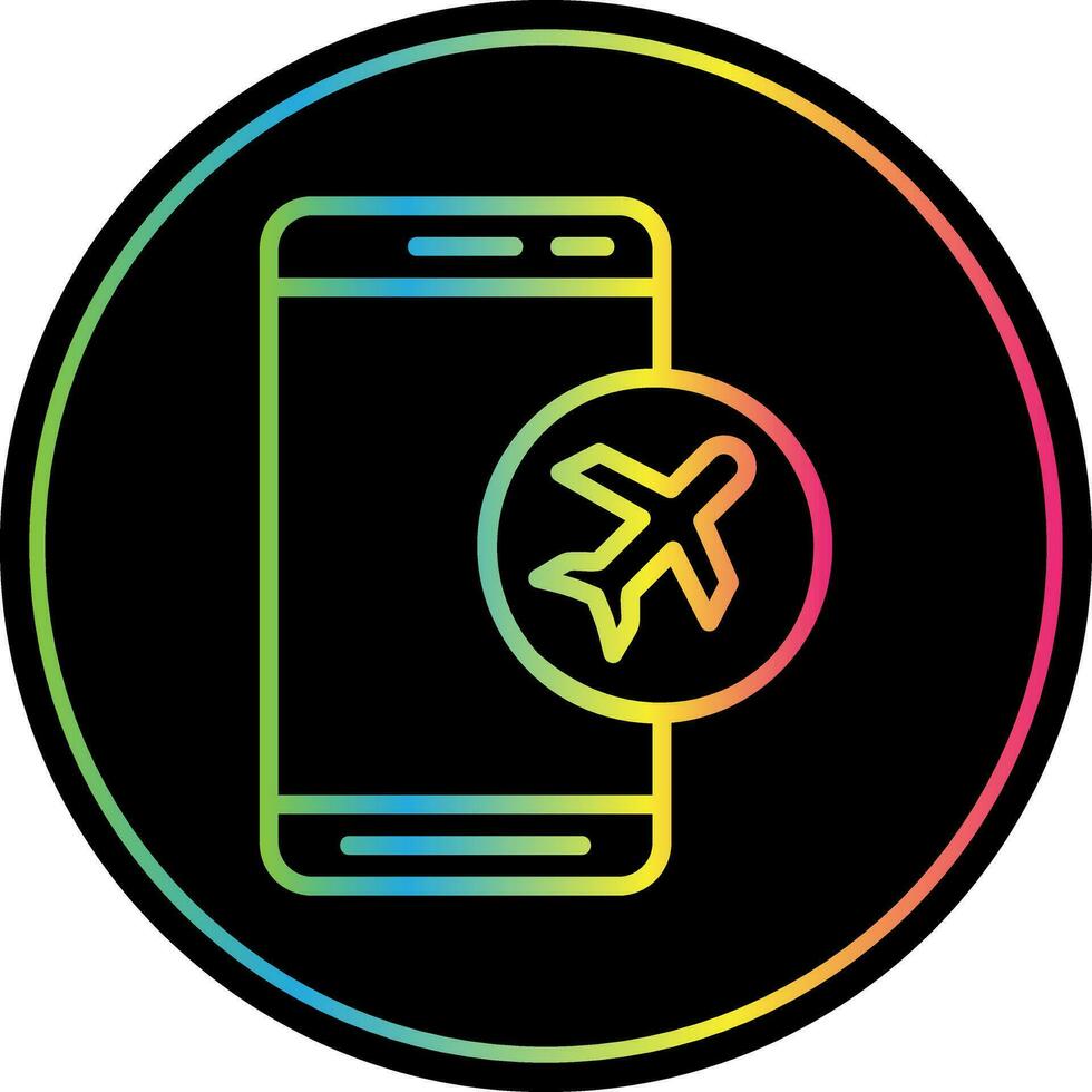 Airplane Mode  Vector Icon Design