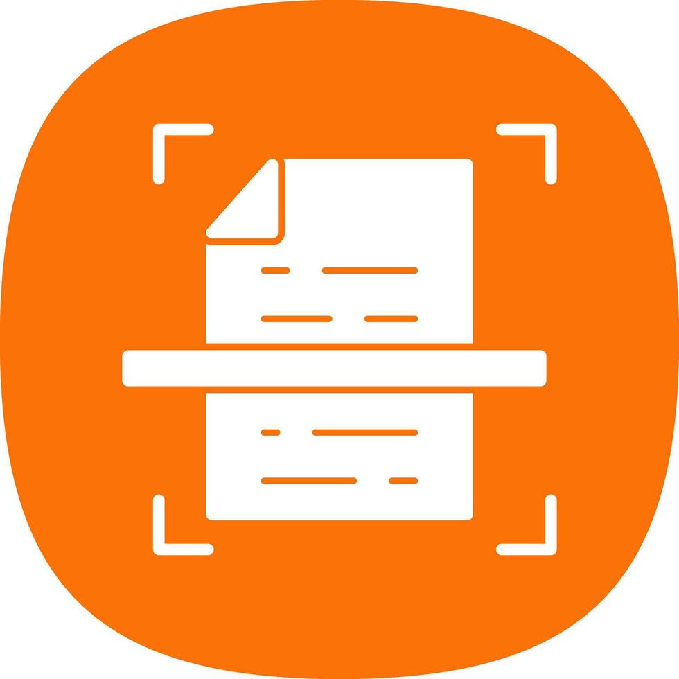 Scanning  Vector Icon Design