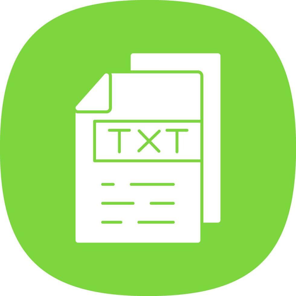 TXT vector icono diseño