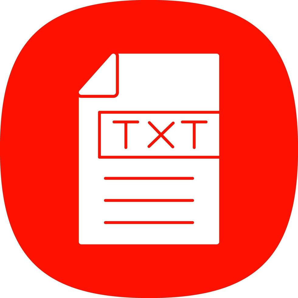 TXT vector icono diseño