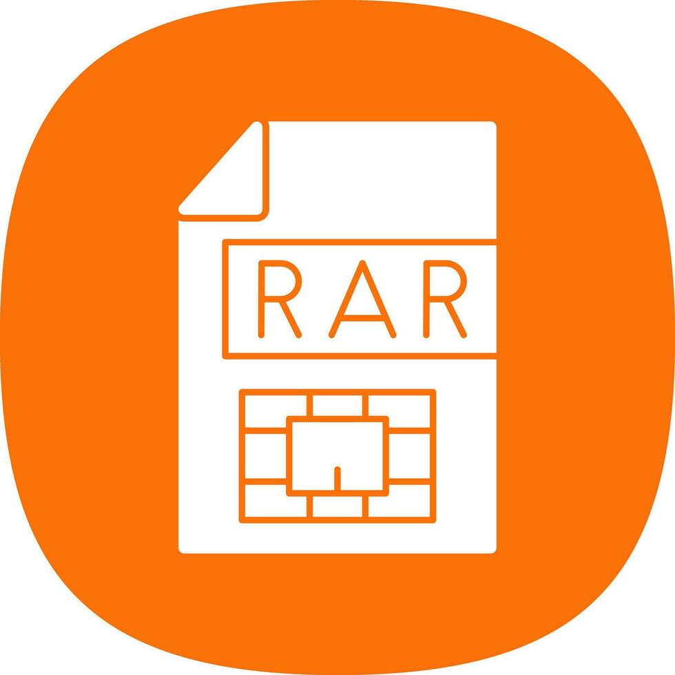 Rar  Vector Icon Design