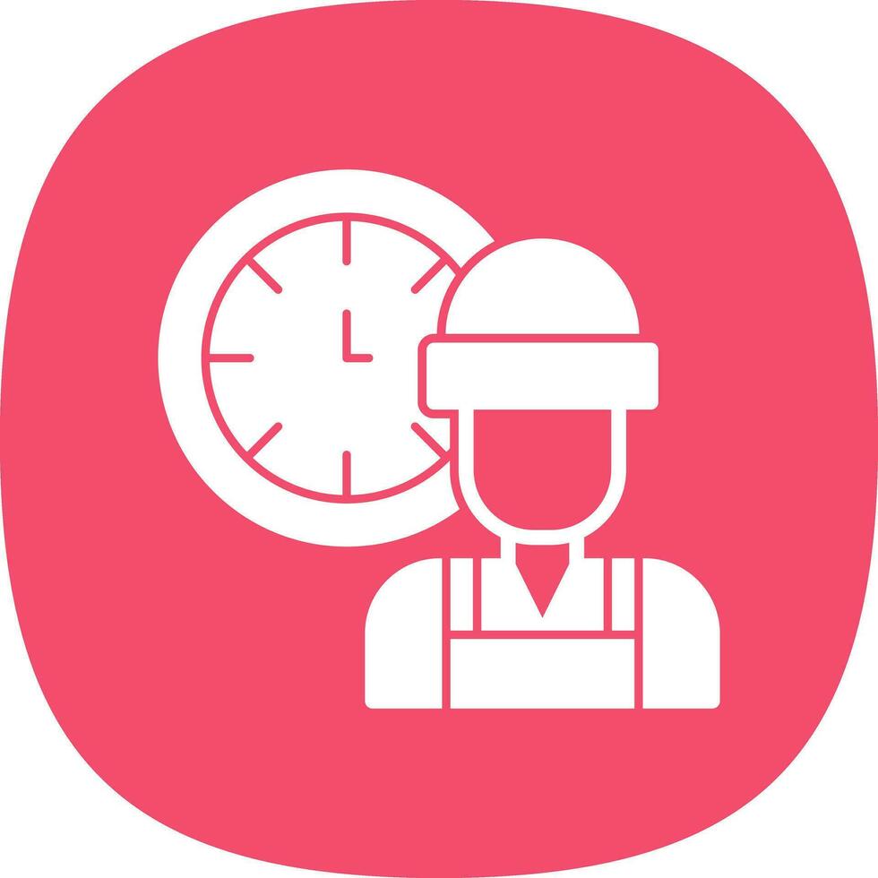 Working Hours  Vector Icon Design