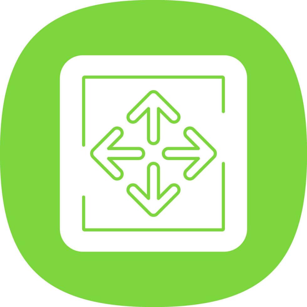 Expand Arrows Vector Icon Design