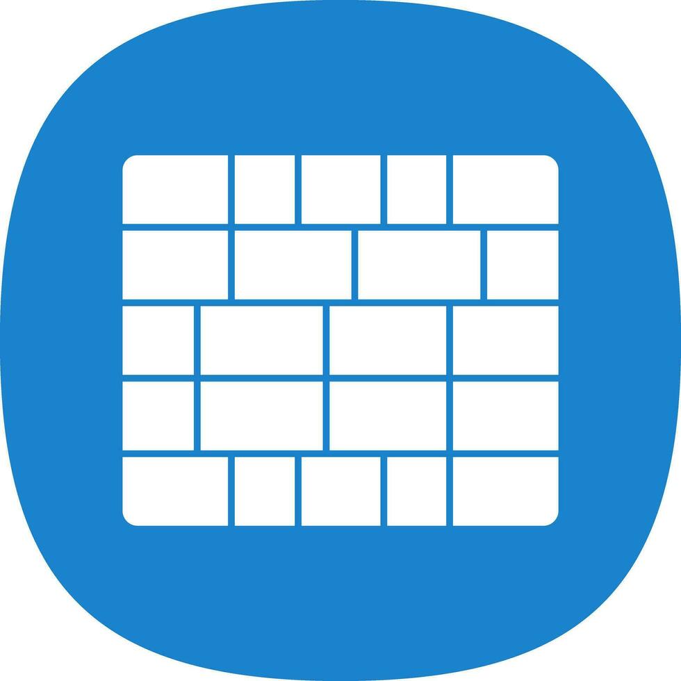 Brickwall  Vector Icon Design