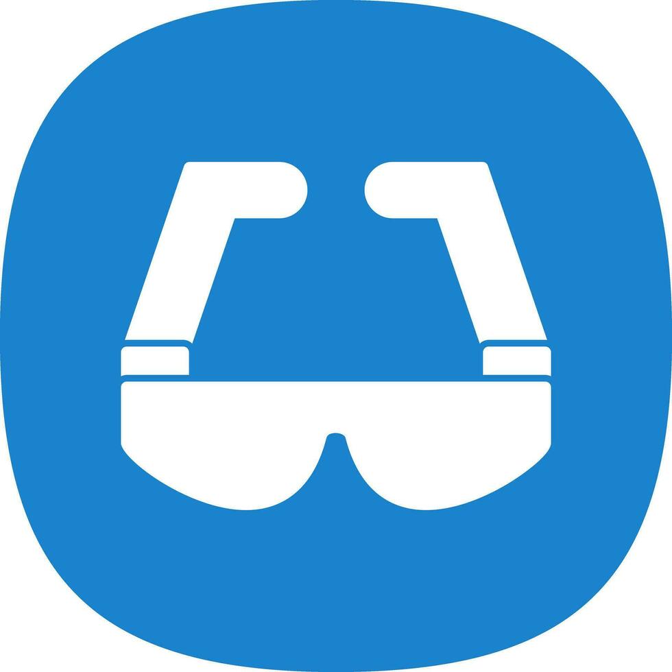 Safety Glasses  Vector Icon Design