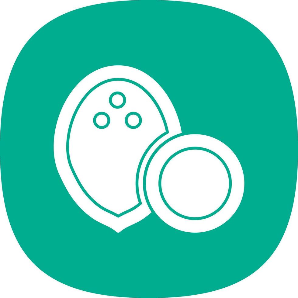Coconut Vector Icon Design