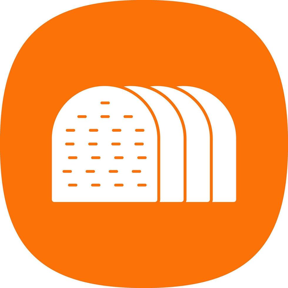 Toast Vector Icon Design