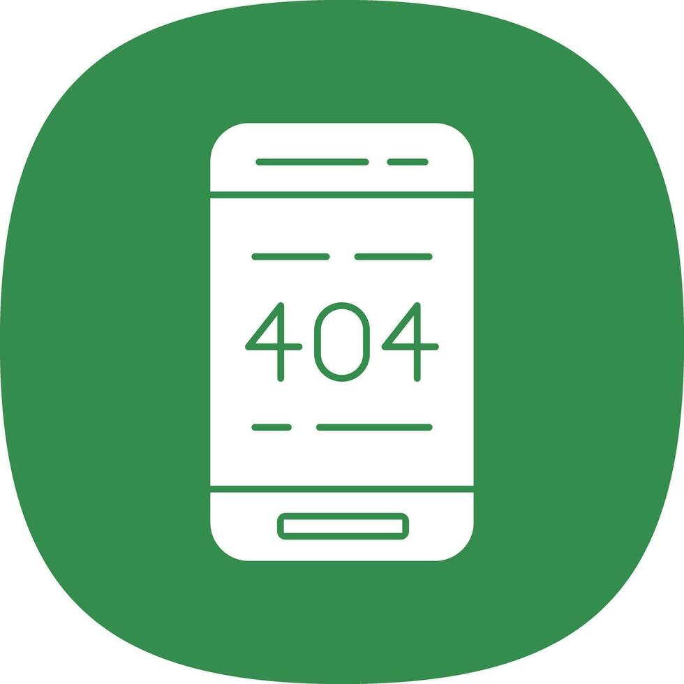 404 Error  Vector Icon Design