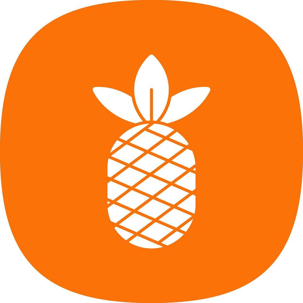 Pineapple Vector Icon Design