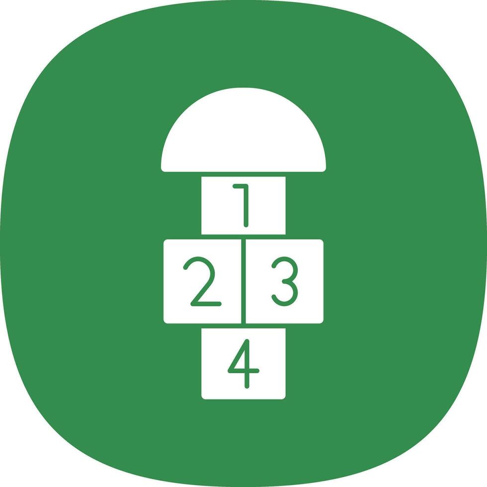 Hopscotch  Vector Icon Design