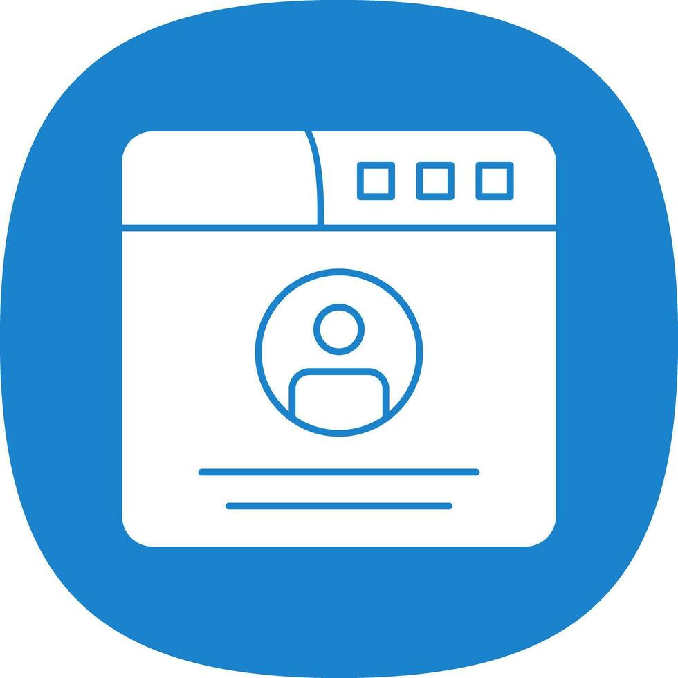Profile  Vector Icon Design