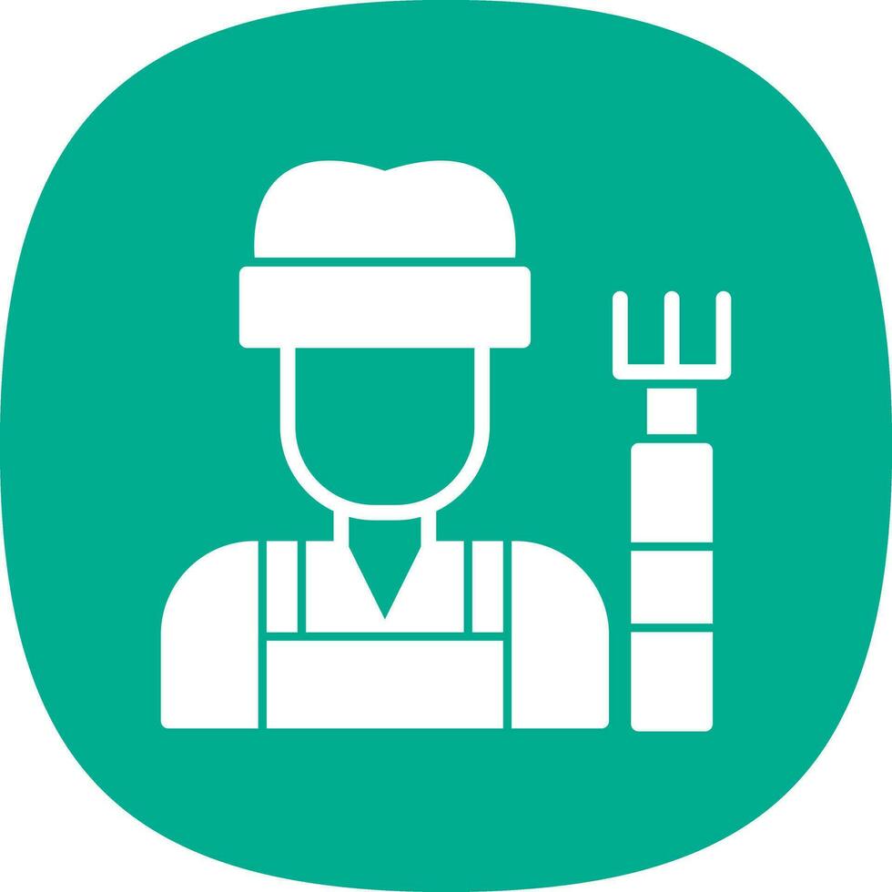 Farmer  Vector Icon Design
