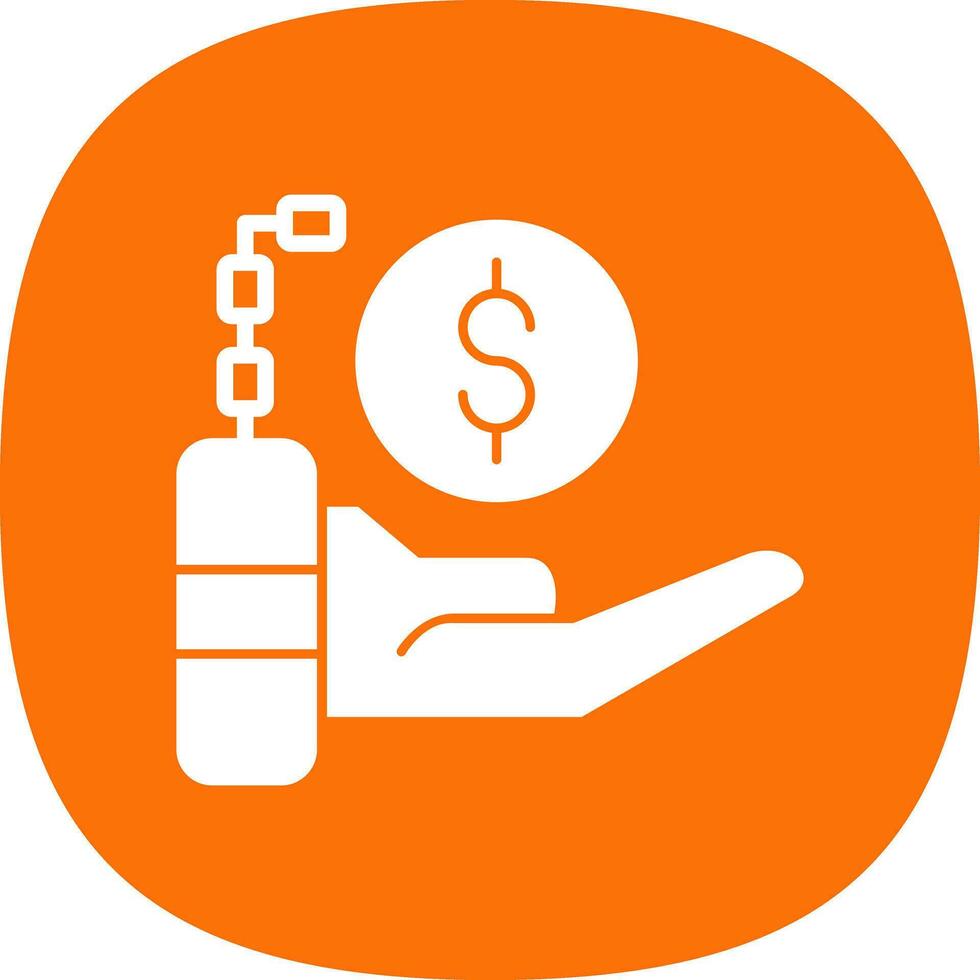 Debt Vector Icon Design