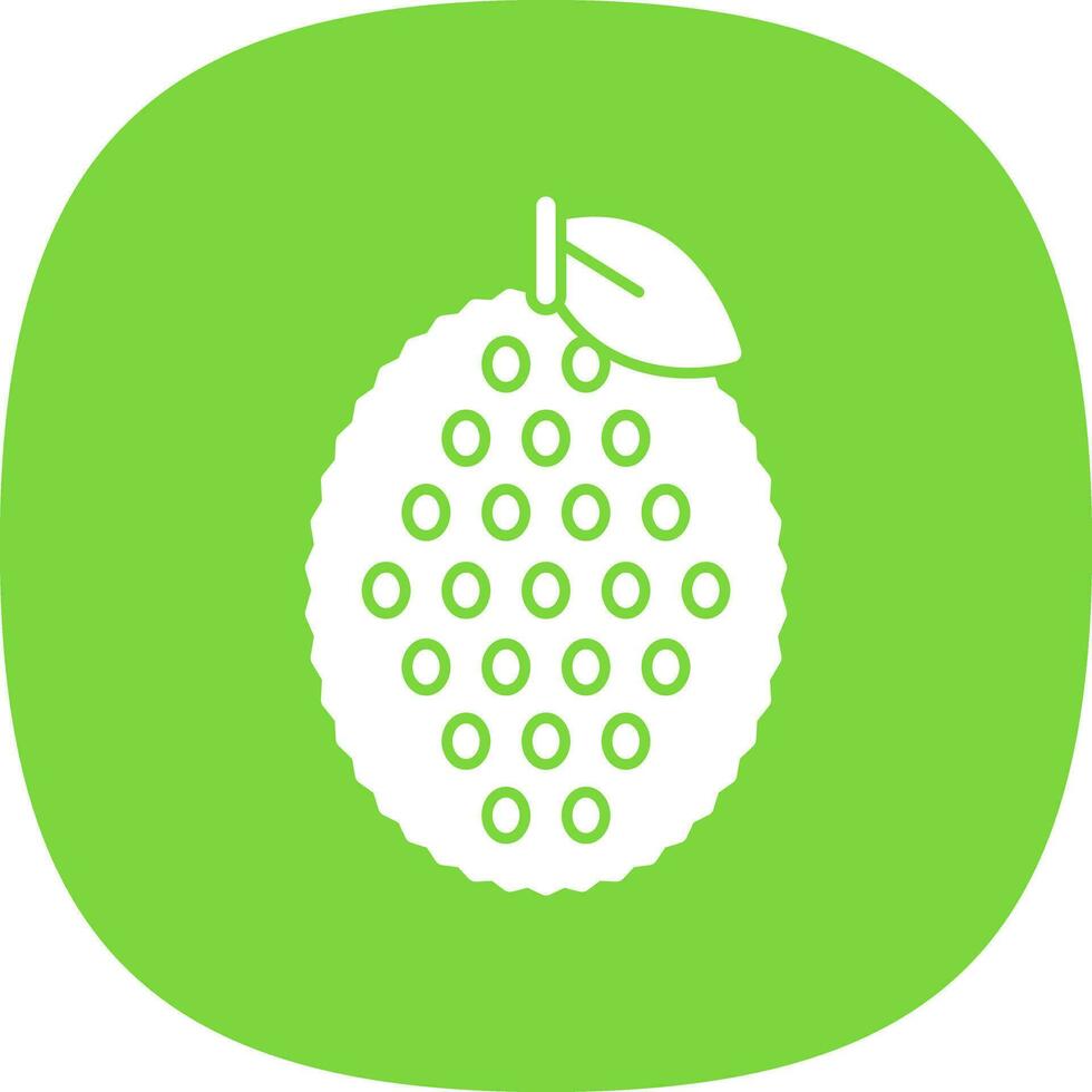 Jackfruit Vector Icon Design