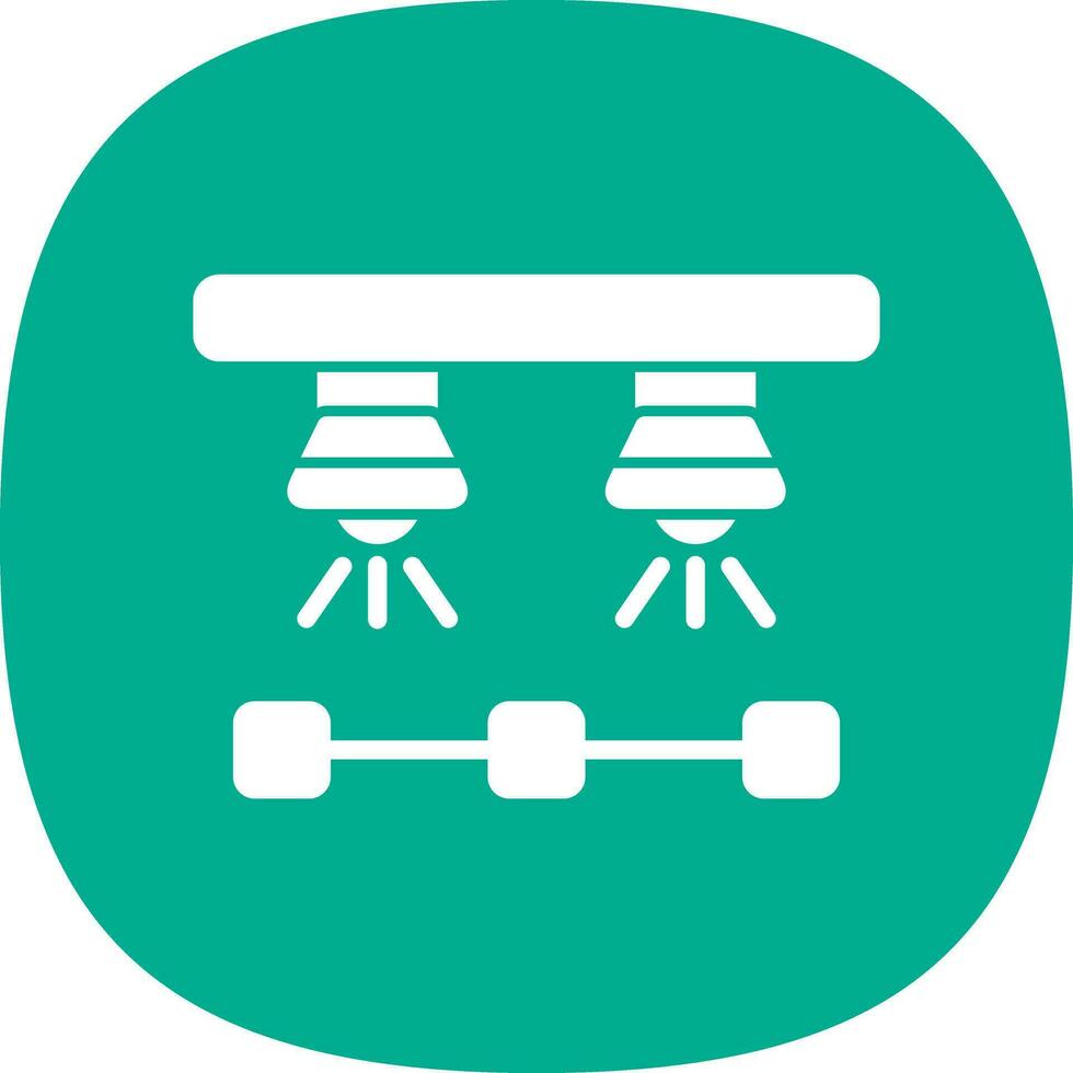 Spotlights  Vector Icon Design