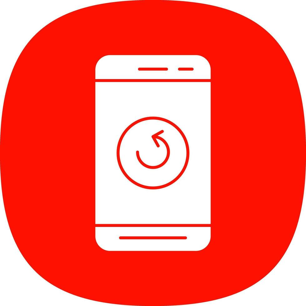 Mobile Refresh  Vector Icon Design